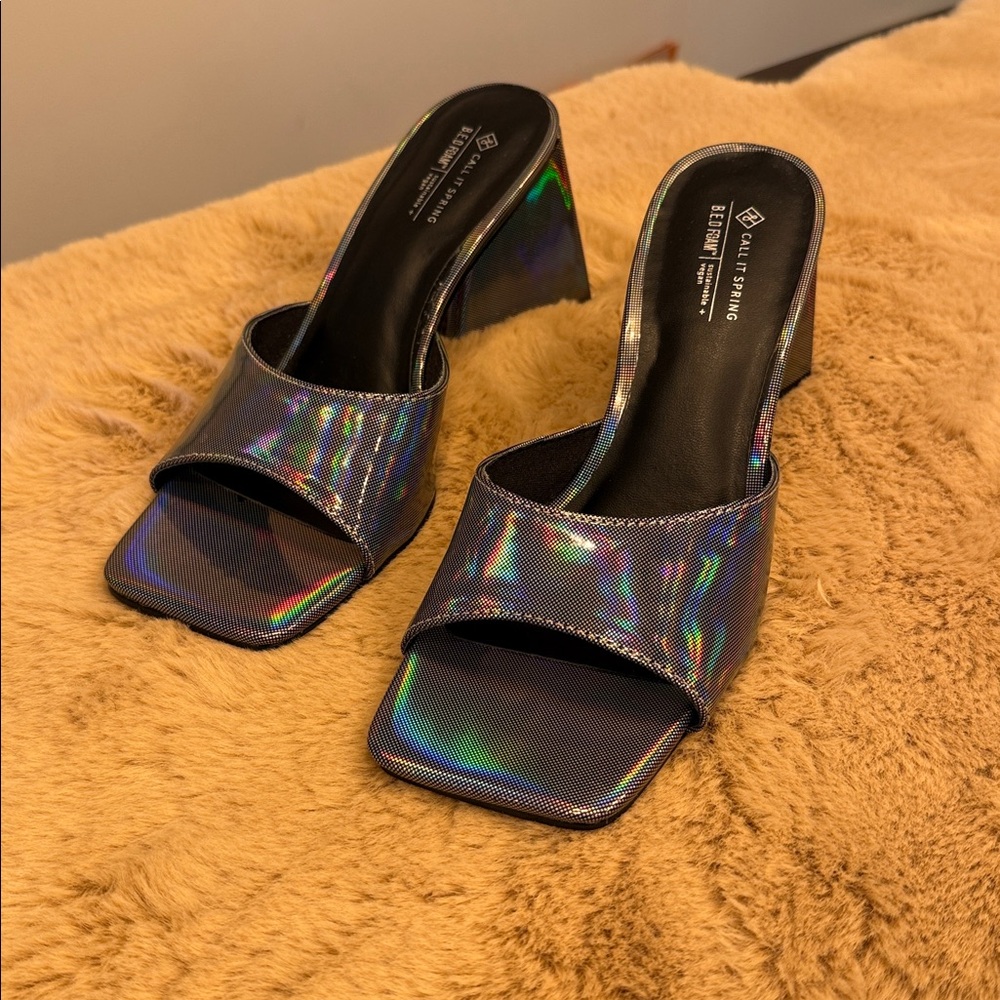 Call It Spring Iridescent Heels